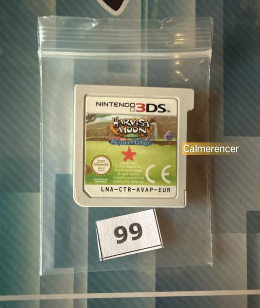 Harvest Moon Skytree Village Game - No case Nintendo 3DS