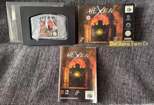 Hexen Game Boxed - Nintendo 64 / N64 - Pal Version