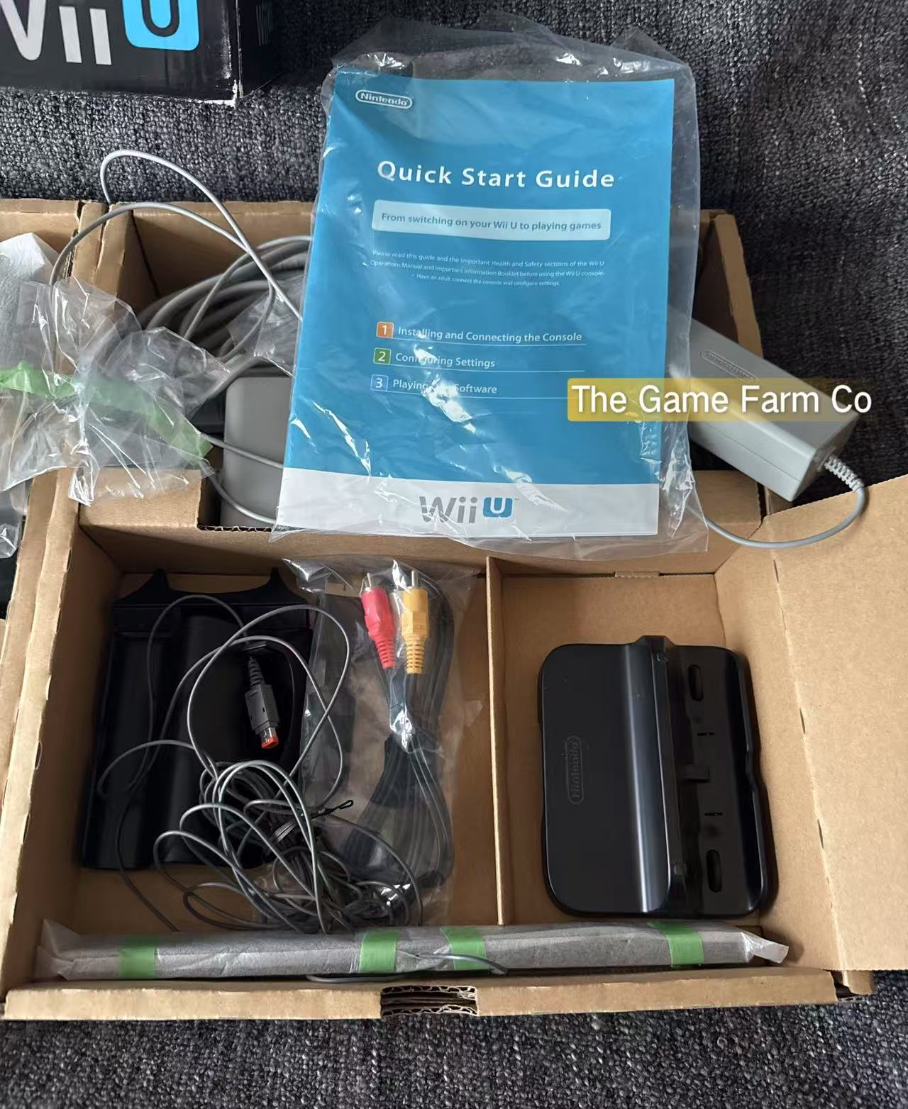 Nintendo Wii U Console Black Premium Pack 32GB Boxed Nintendo Land Bundle In Box