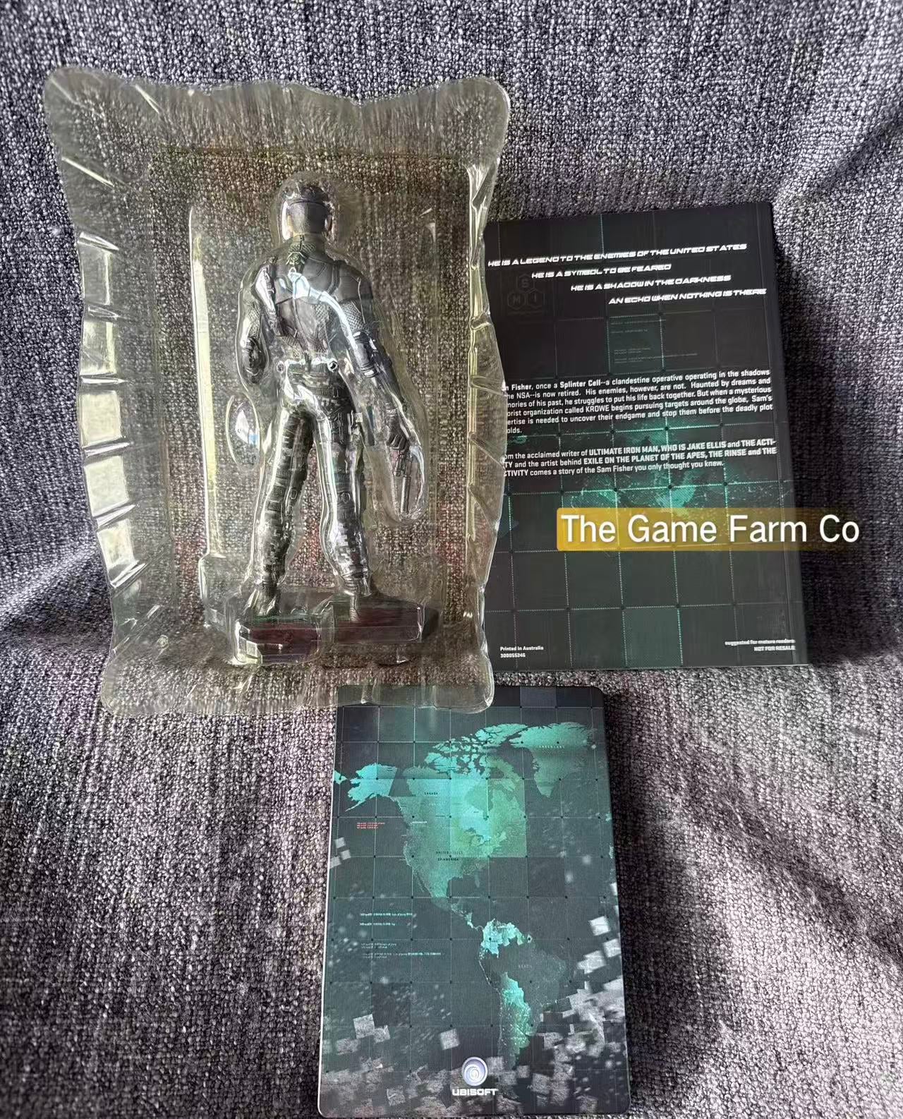 Tom Clancy's Splinter Cell Blacklist Sam FIsher Desert Suit Statue / Figure The 5th Freedom edition- Xbox 360 Game