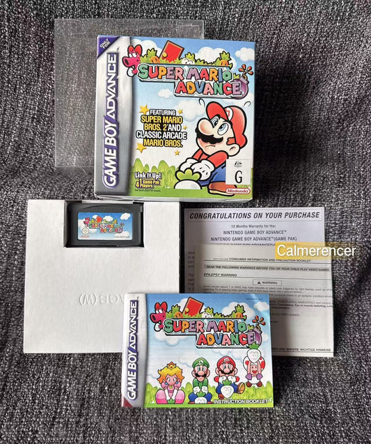 Super Mario Advance Boxed Game -Nintendo Gameboy Advance GBA - Pal Version