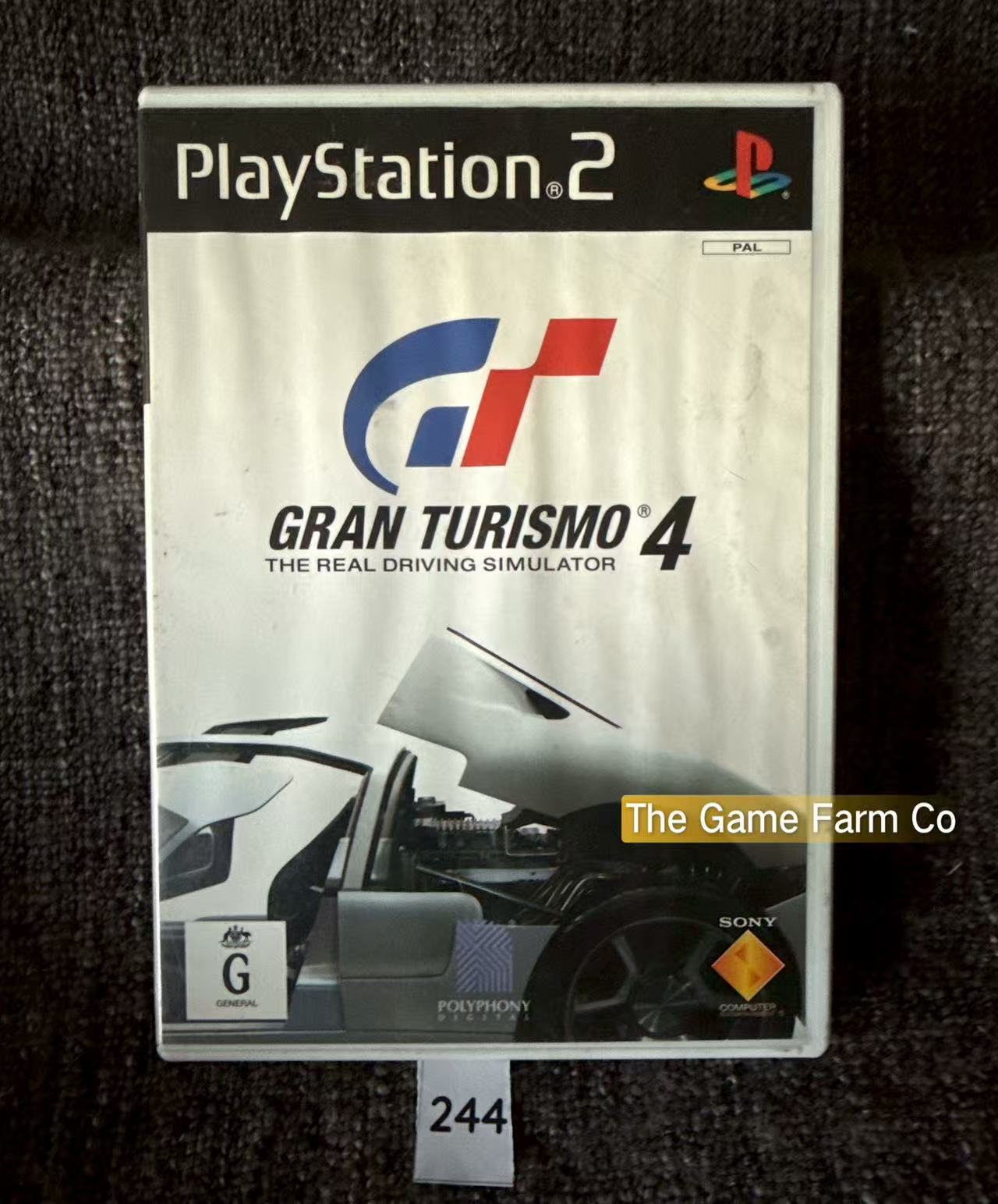 Gran Turismo 4 Game- Sony PlayStation 2 (PS2)