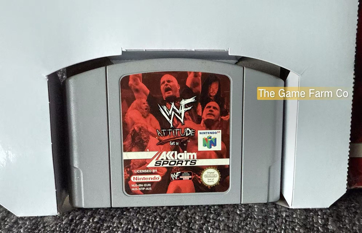 WWF Attitude Game Boxed - Nintendo 64 / N64 - Pal Version