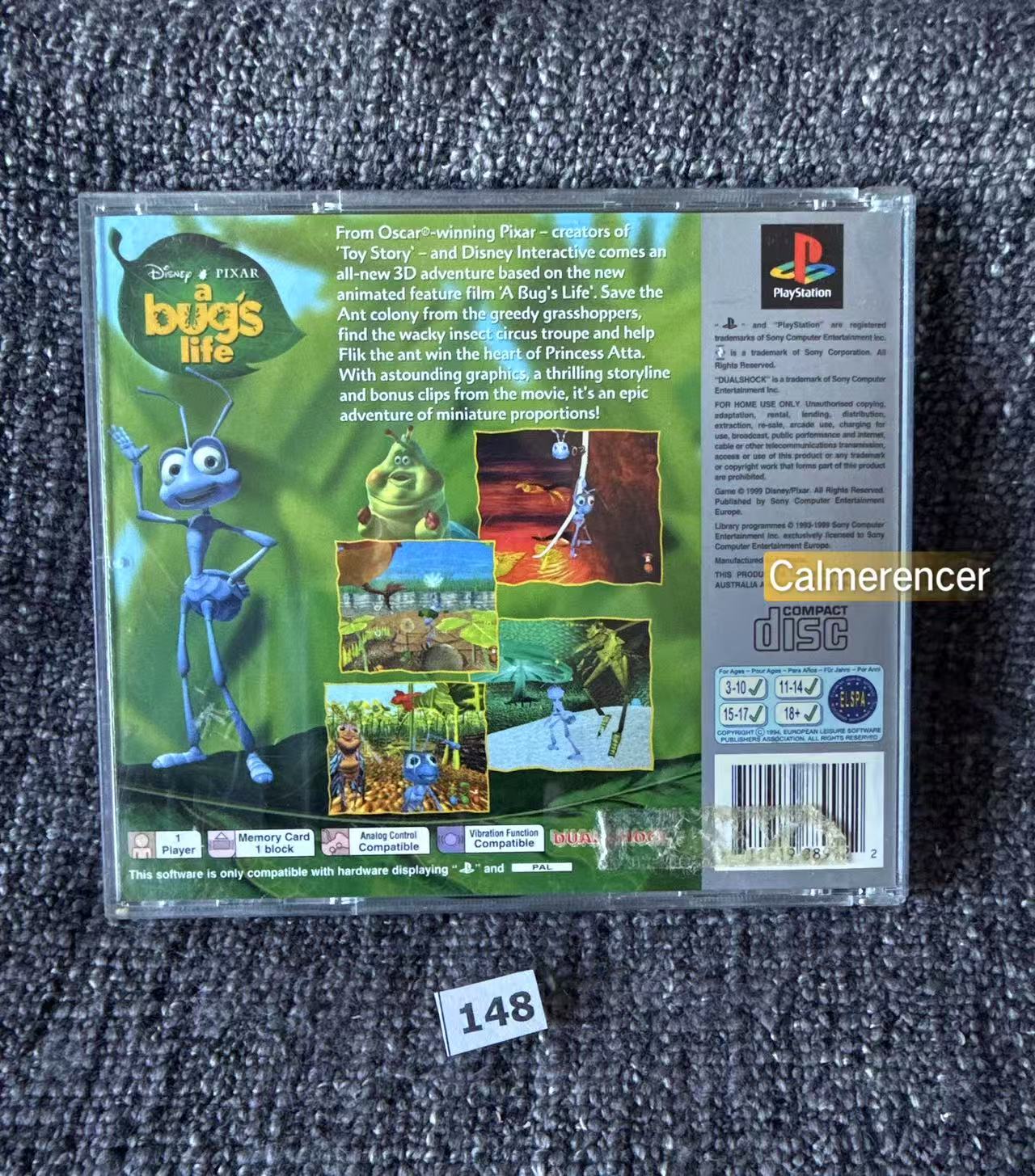A Bugs Life - Sony Playstation One (PS1) Game