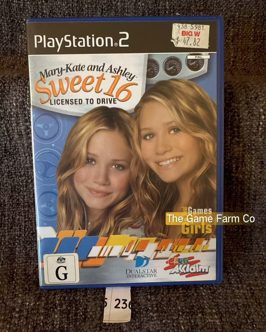 Mary Kate and Ashley Sweet 16 Game- Sony PlayStation 2 (PS2)