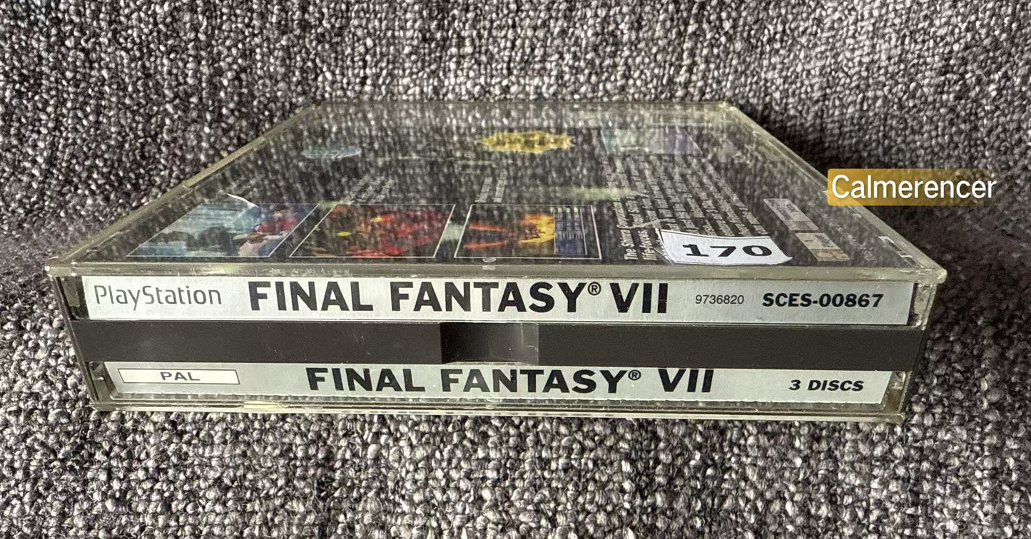 Final Fantasy VII  With FF VIII demo - Sony Playstation One (PS1) Game