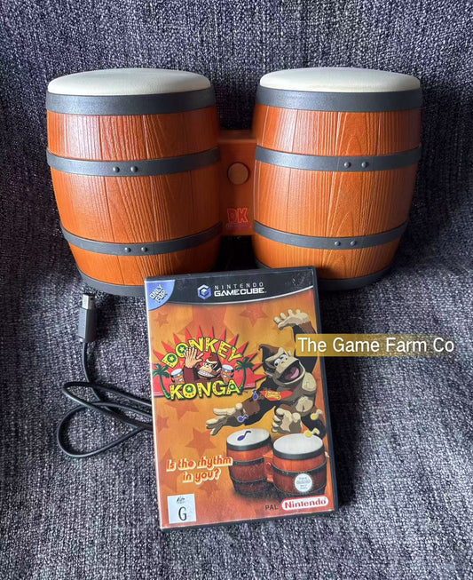 Donkey Konga Game - Nintendo Gamecube - Pal Version