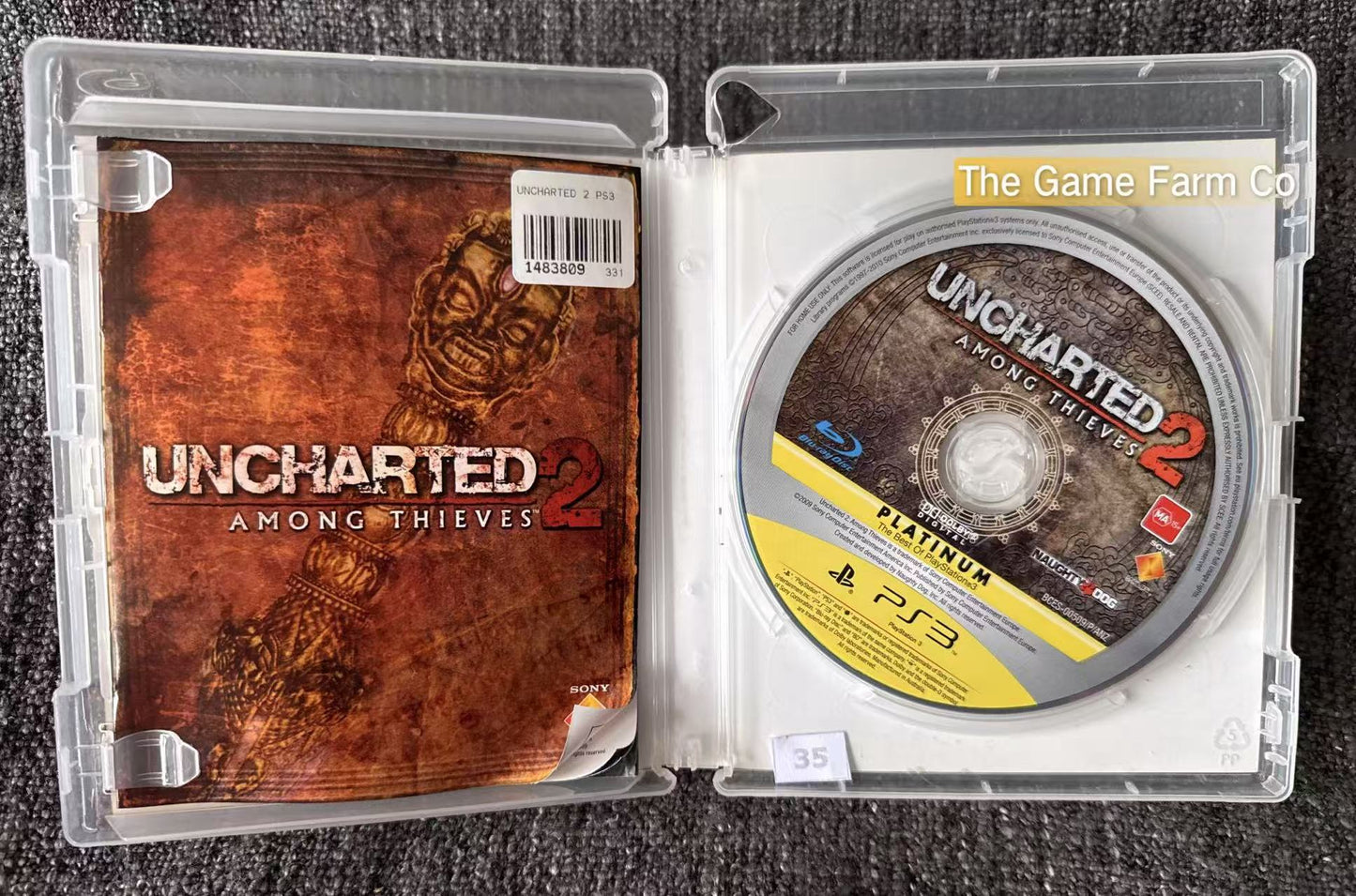 Uncharted 2 Among Thieves Game - PS3 - Sony Playstation 3