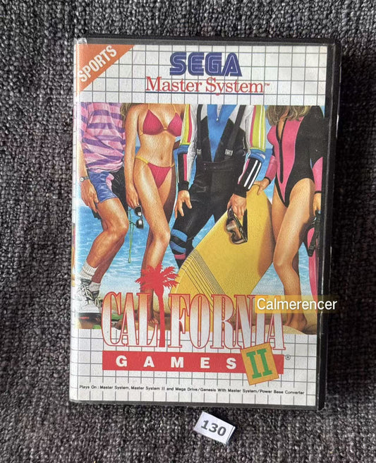 California Games 2 Game - No manual - Sega Master System