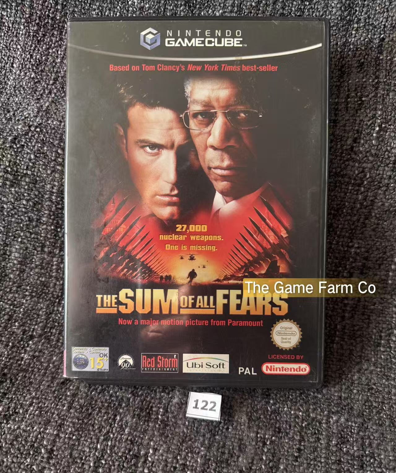 The Sum Of All Fears Game - Nintendo Gamecube - Pal Version