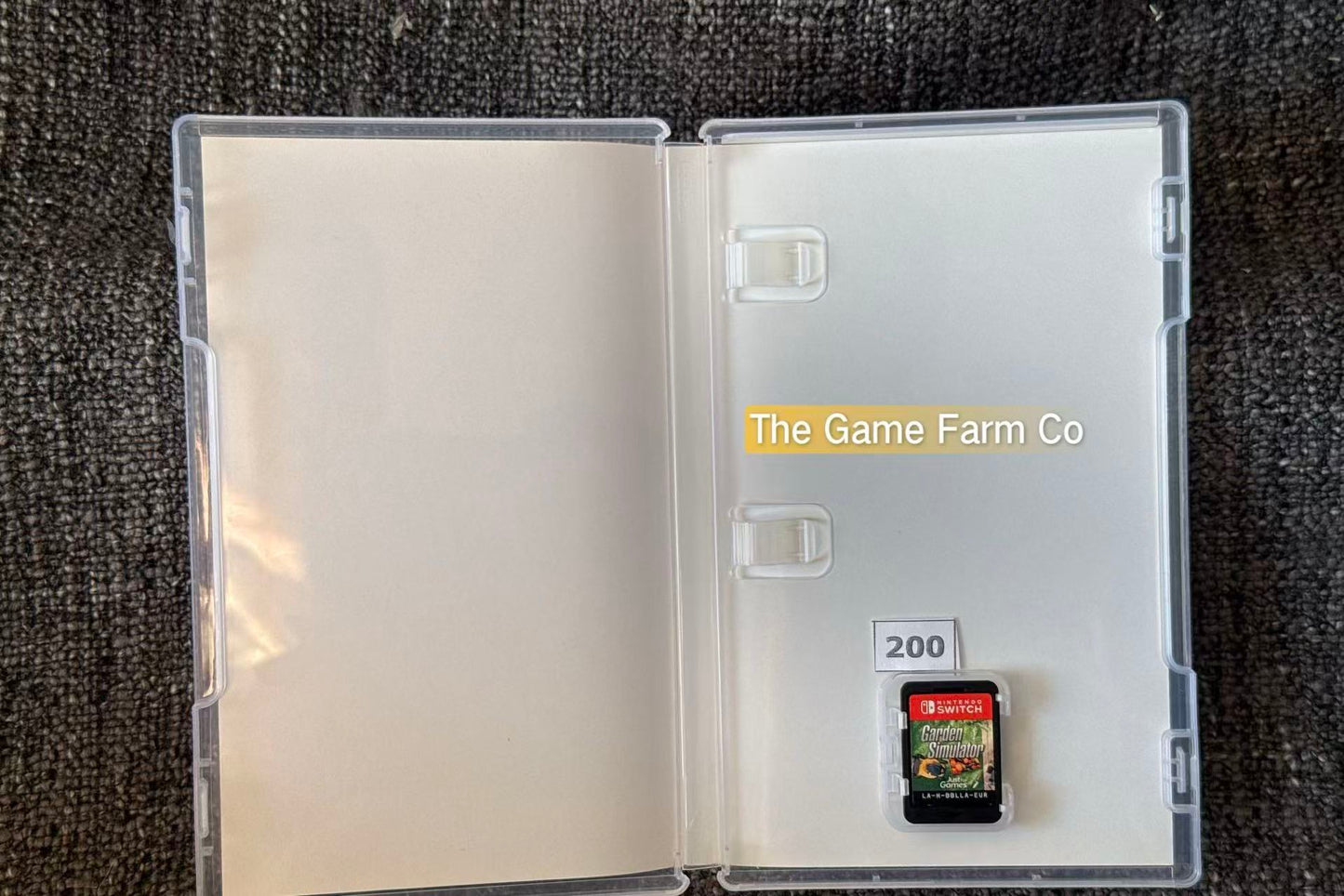 Garden Simulator Nintendo Switch Physical Game CIB PAL Tested Used