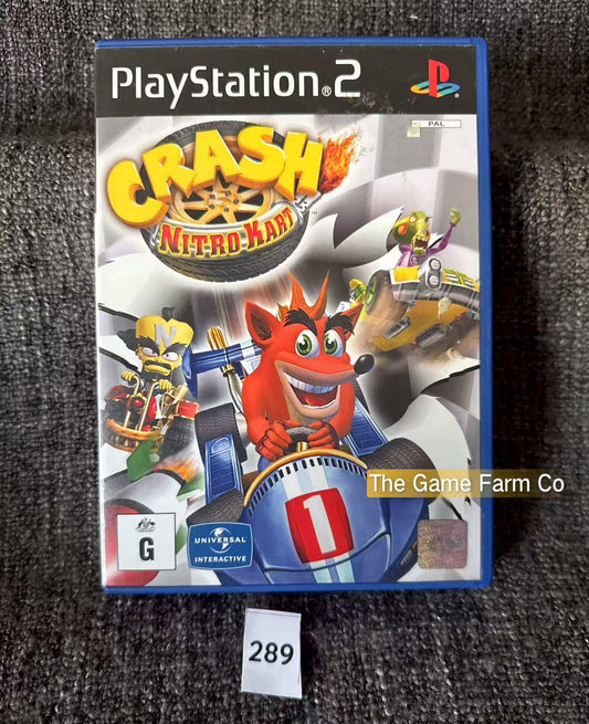 Crash Nitro Kart Game- Sony PlayStation 2 (PS2)