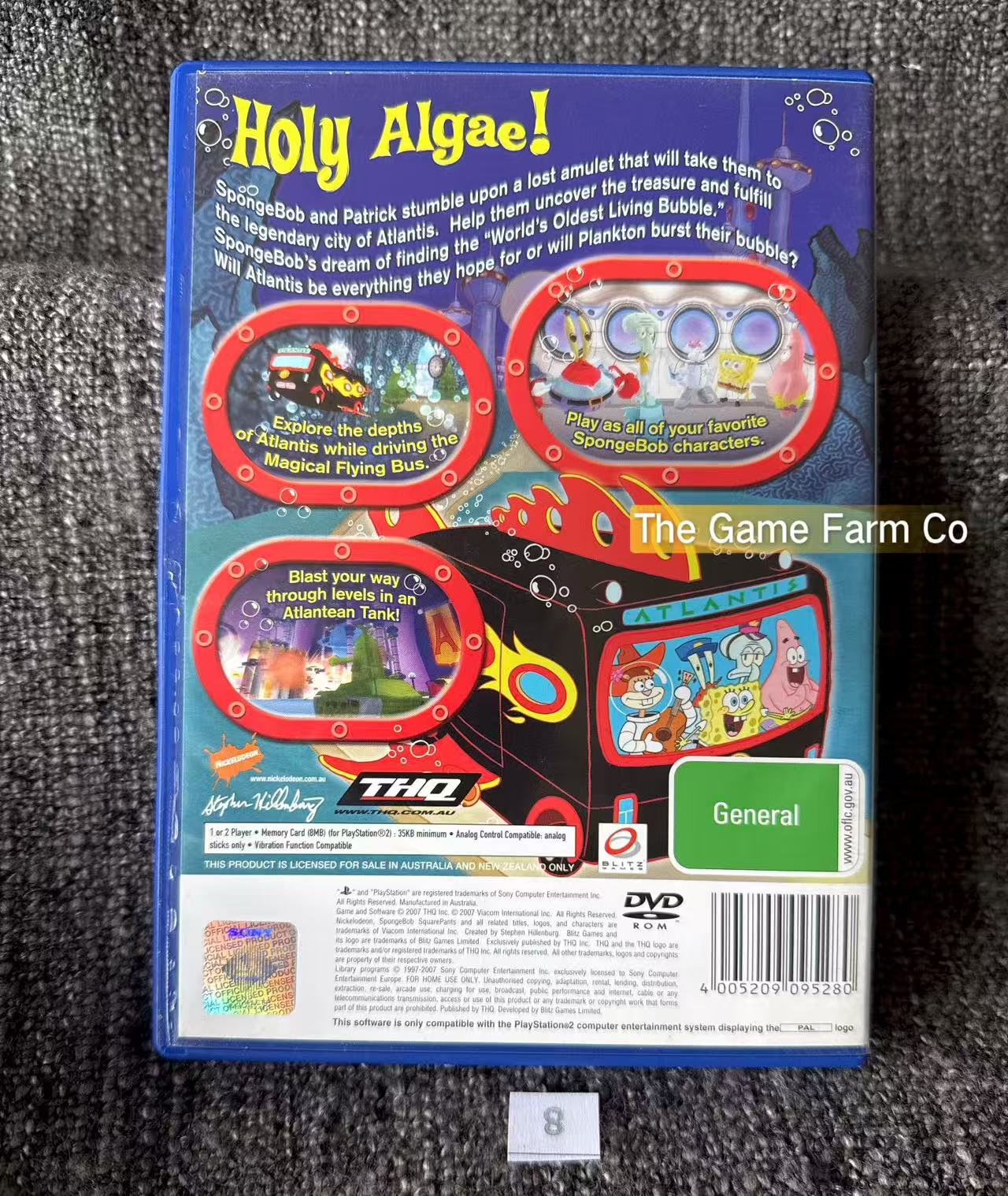 Spongebob Game- Sony PlayStation 2 (PS2)
