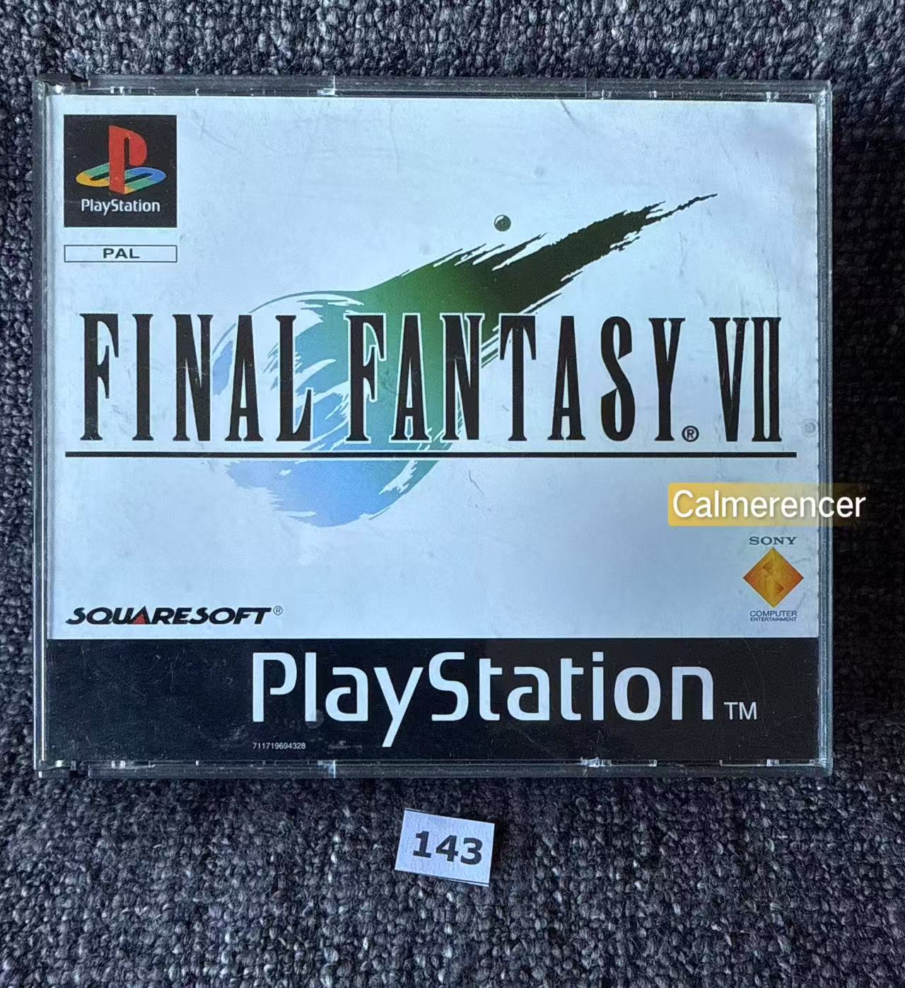 Final Fantasy VII  With FF VIII - Sony Playstation One (PS1) Game