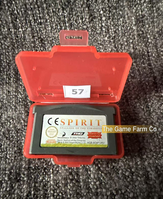 Spirit Game -Nintendo Gameboy Advance Cart GBA - Pal Version