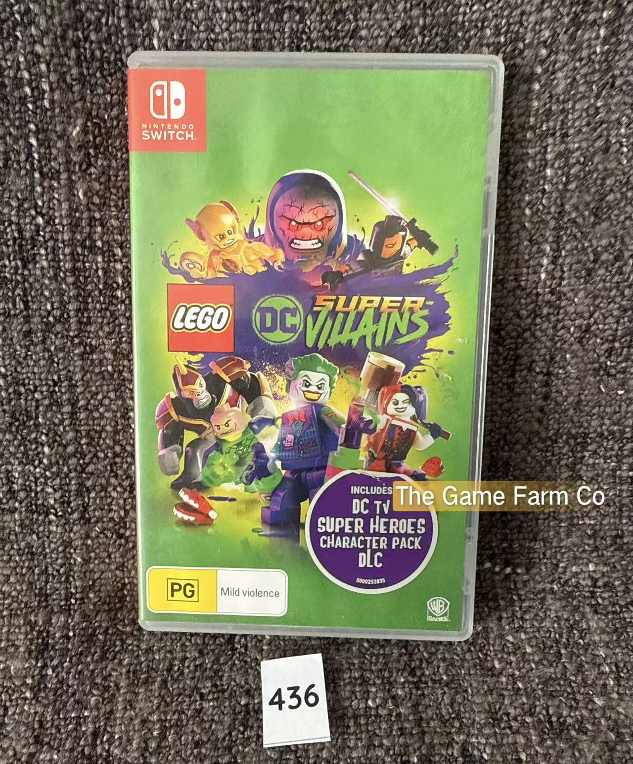 LEGO DC Super Villains Nintendo Switch Physical Game Cartridge PAL Tested Used