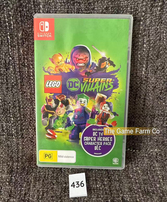 LEGO DC Super Villains Nintendo Switch Physical Game Cartridge PAL Tested Used
