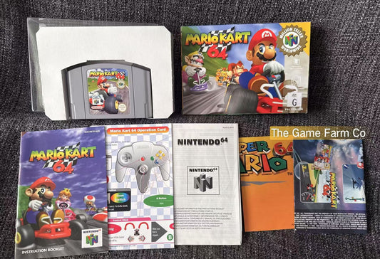 Mario Kart Game Boxed - Nintendo 64 / N64 - Pal Version