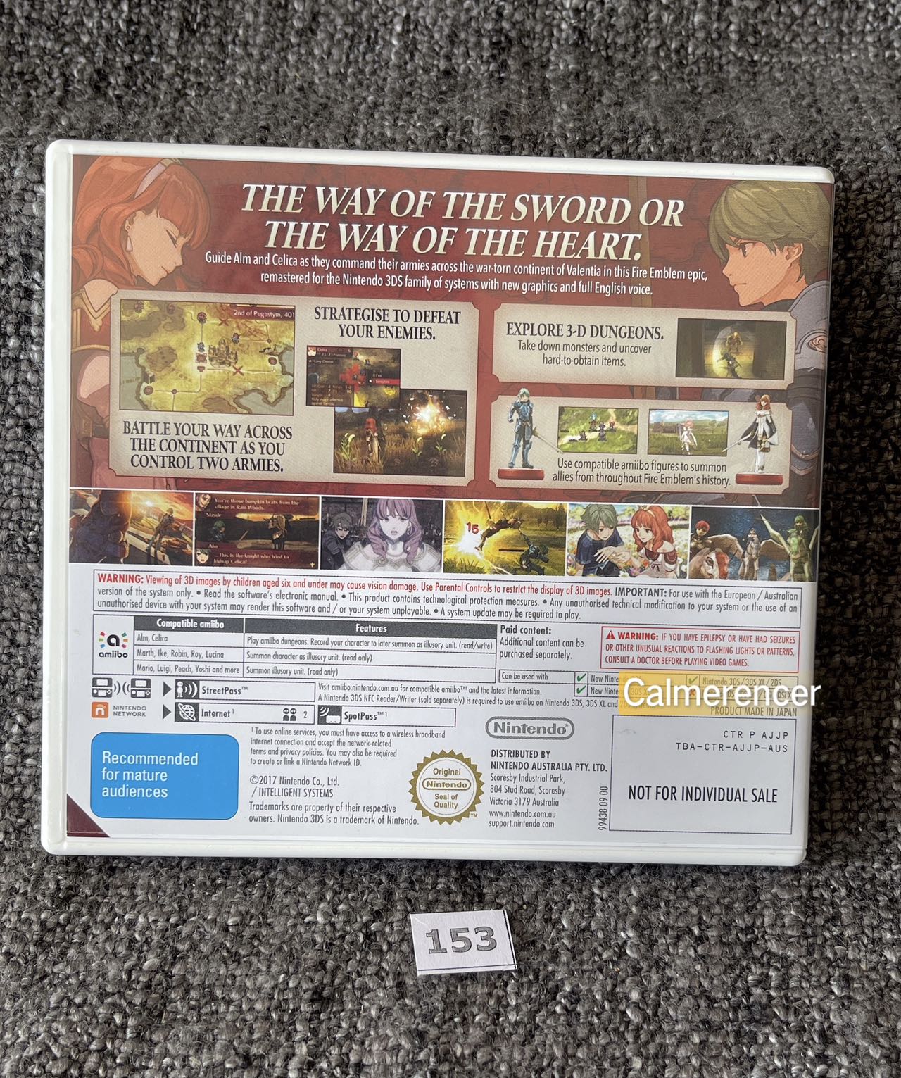 Fire Emblem Echoes: Shadows of Valentia Game Nintendo 3DS