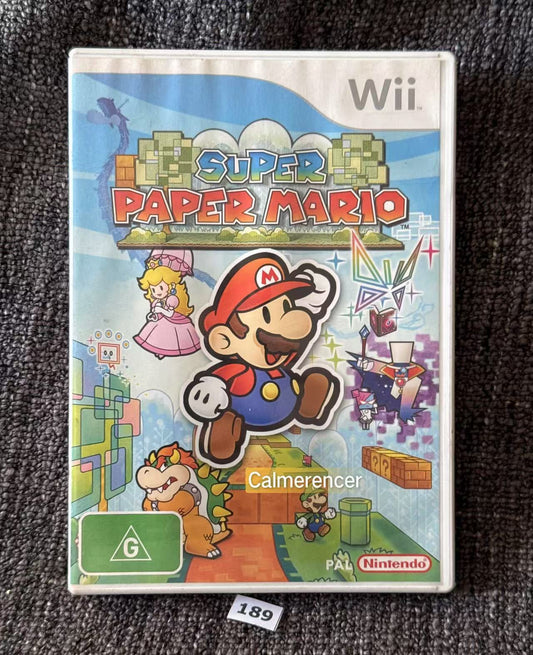 Super Paper Mario - Nintendo Wii game