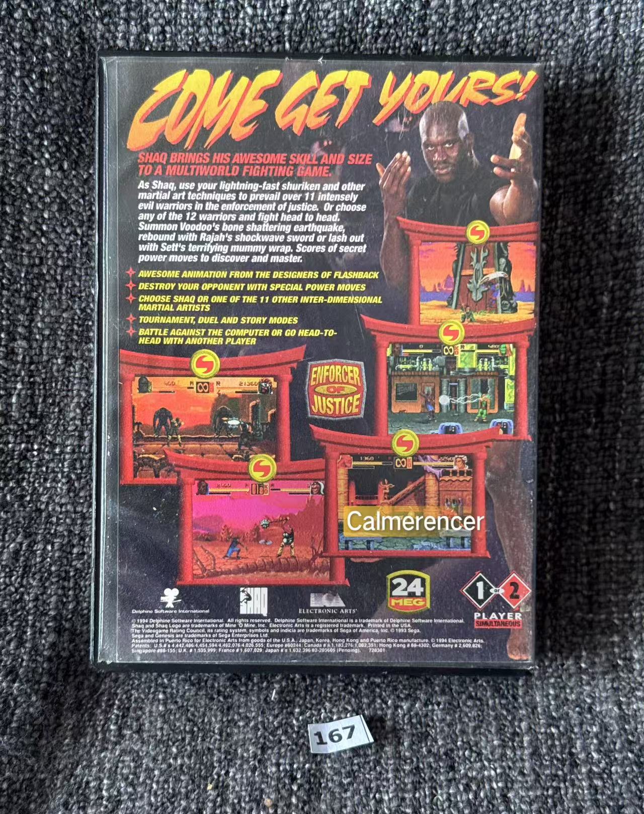 Shaq Fu - No manual - Game - Sega Mega Drive