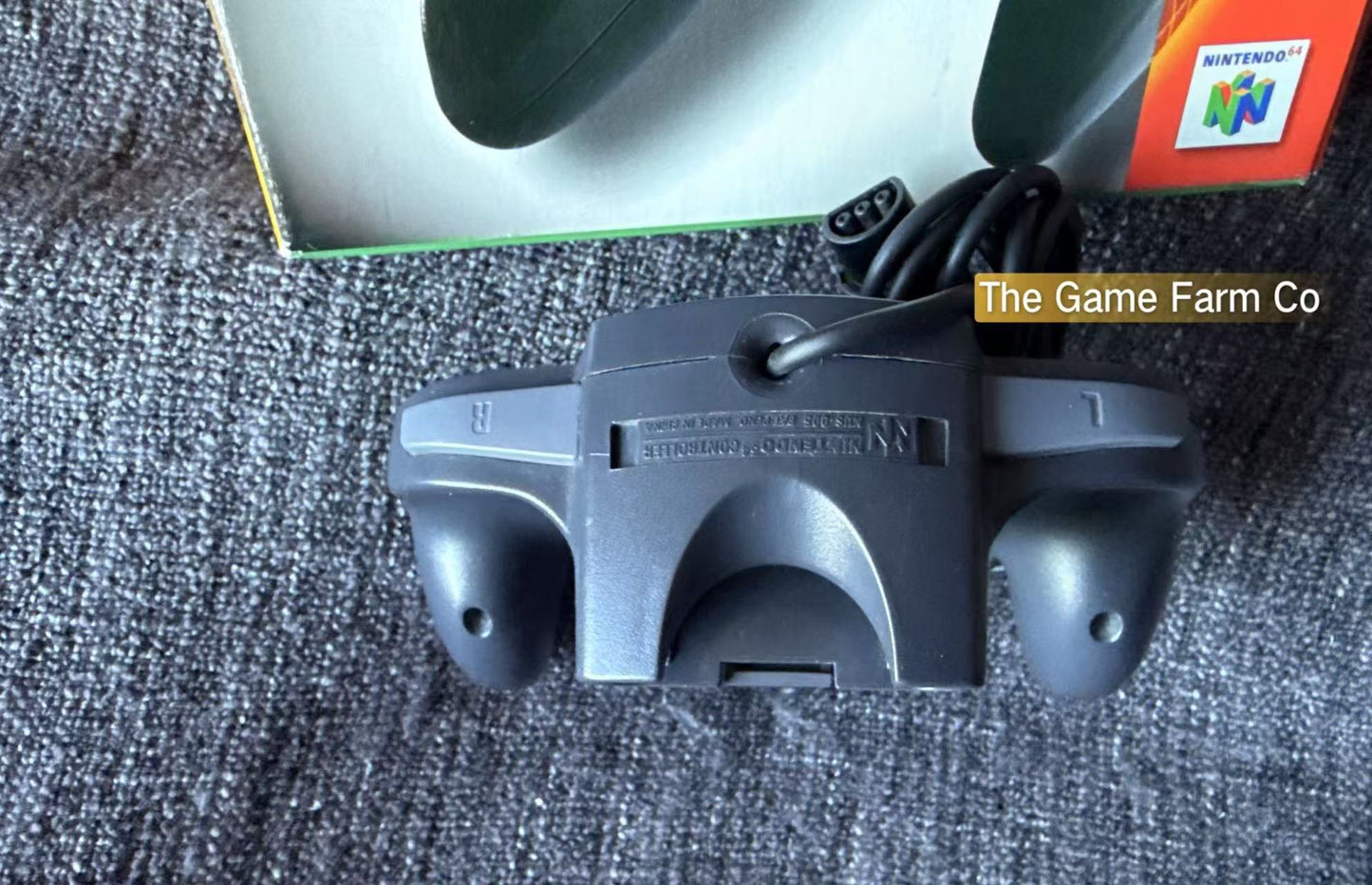 All Genuine boxed Black N64 controller (Nintendo)