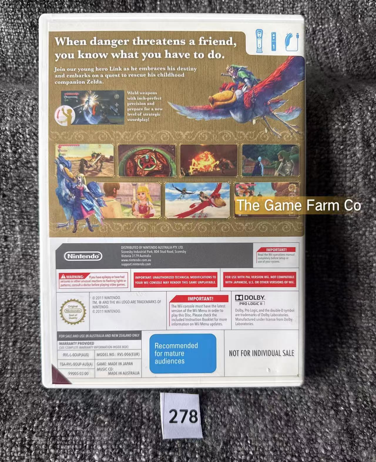 The Legend of Zelda Skyward Sword Limited Edition Nintendo -  Nintendo Wii game
