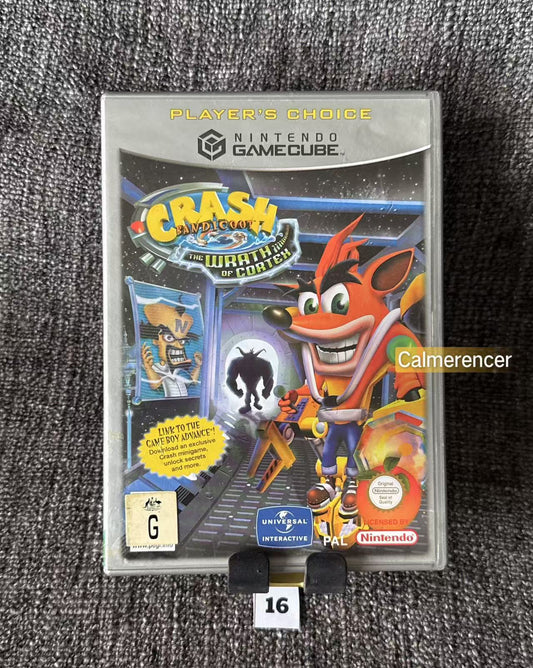 Crash Bandicoot The Wrath Of The Cortex Game NO MANUAL  - Nintendo Gamecube - Pal Version