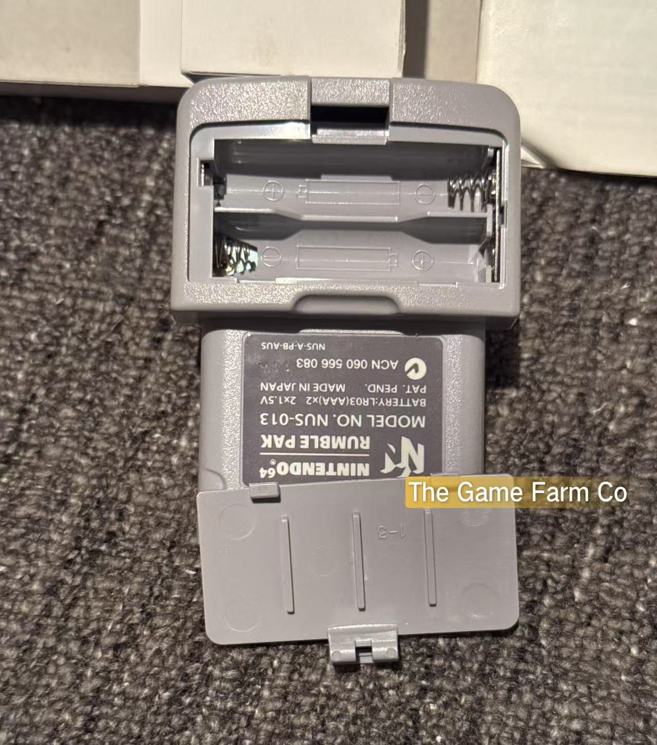 Nintendo 64 (N64) Rumble Pak boxed - Genuine