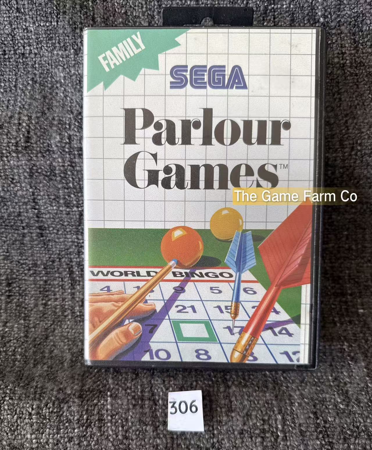 Parlour Games Game - Sega Master System