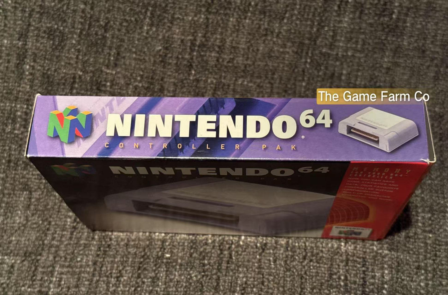 Genuine N64 Memory/Controller Pak Boxed - Pal Version