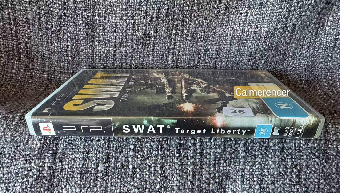 Swat Target Liberty PSP Game - PlayStation Portable