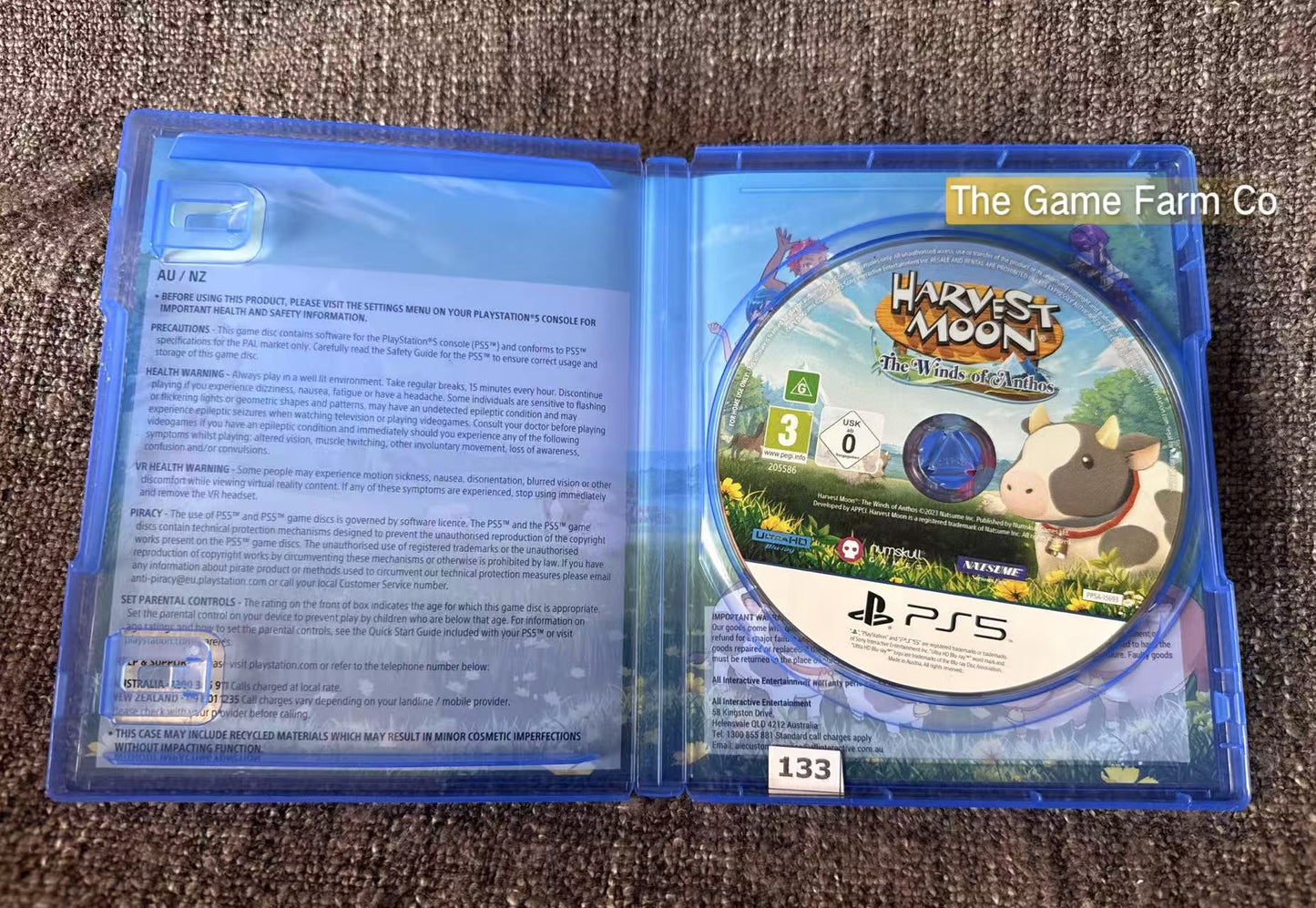 Harvest Moon The Winds Of Anthos Game - Sony Playstation 5 - Pal Version