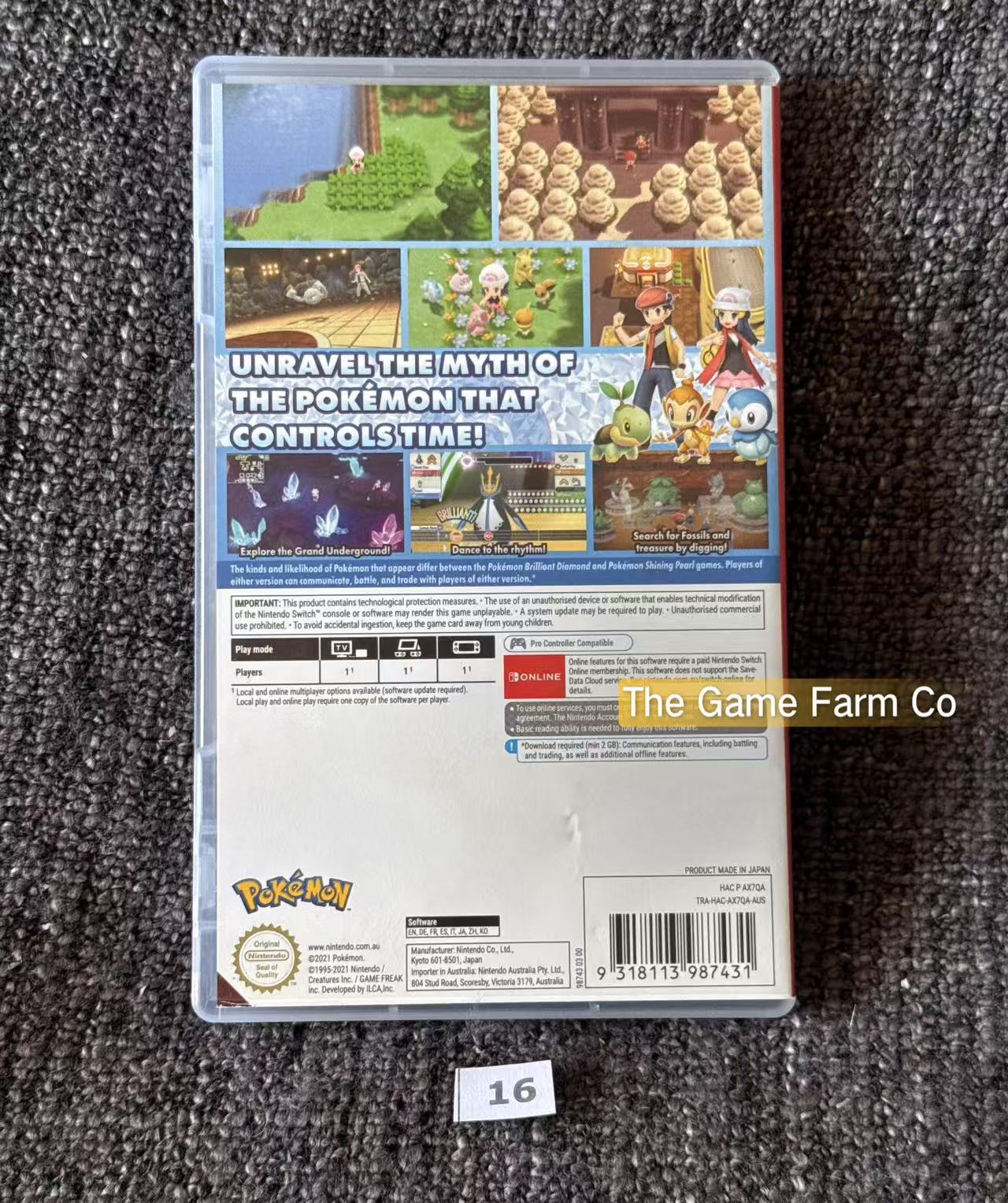 Pokemon Diamond Game - Nintendo Switch