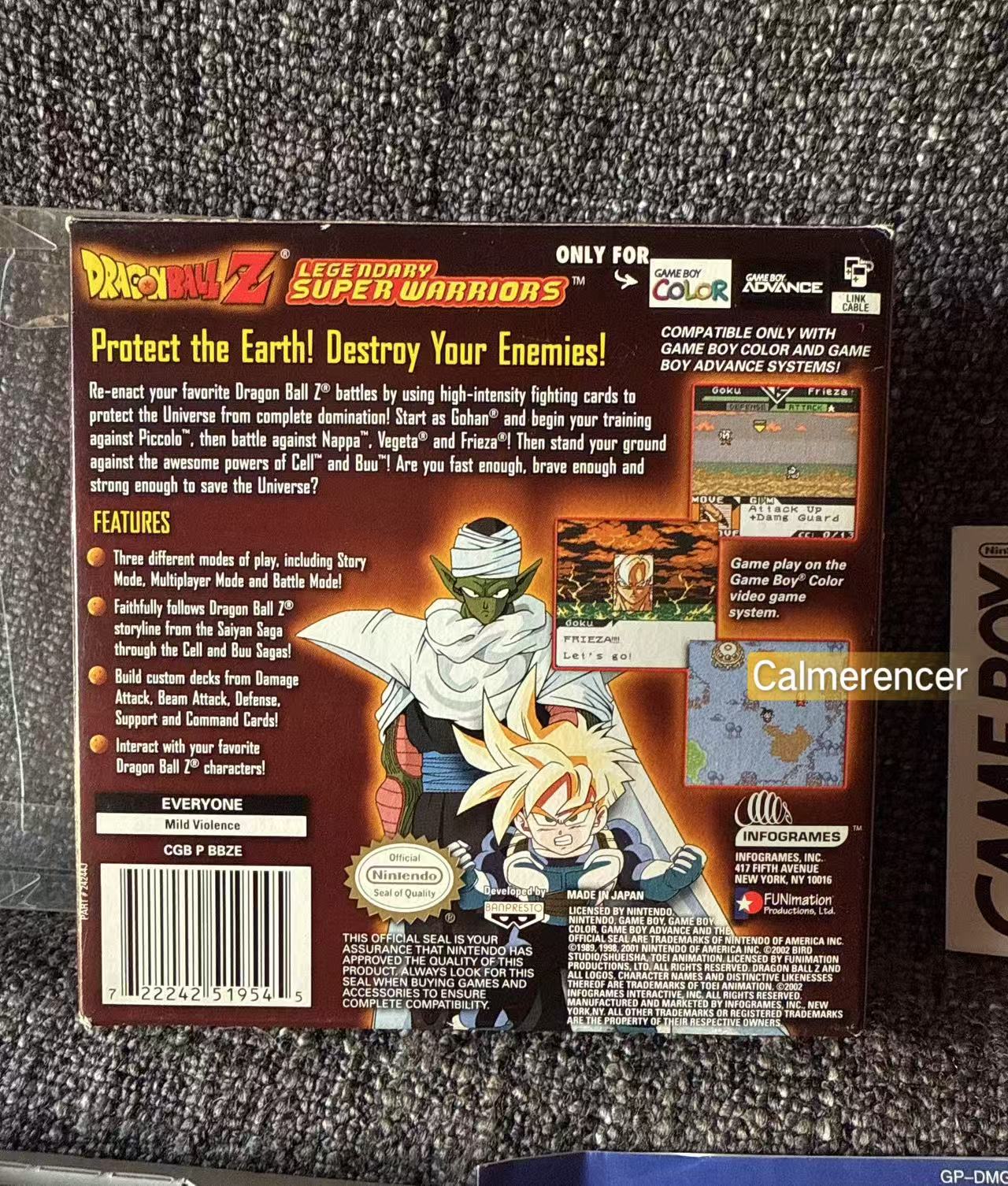 Dragon Ball Z Legendary Super Warriors  Game Excellent condition - Nintendo Gameboy Color
