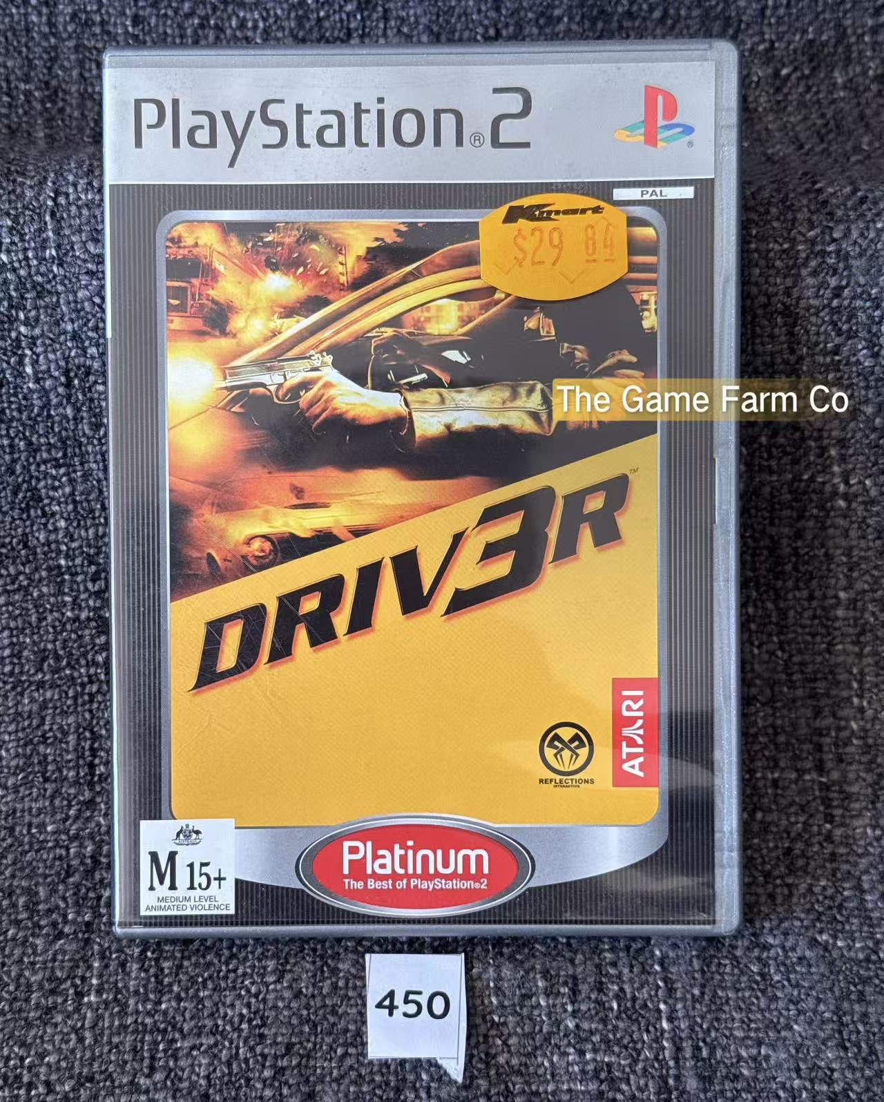 Driv3r PS2 Physical Game CIB PAL Tested Used