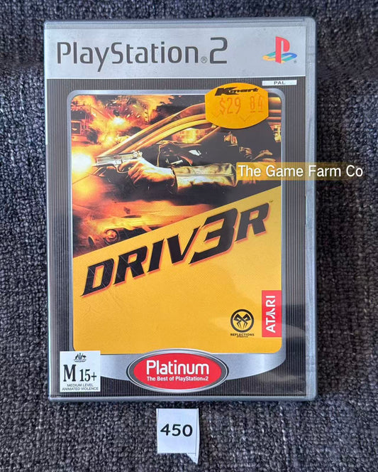 Driv3r PS2 Physical Game CIB PAL Tested Used