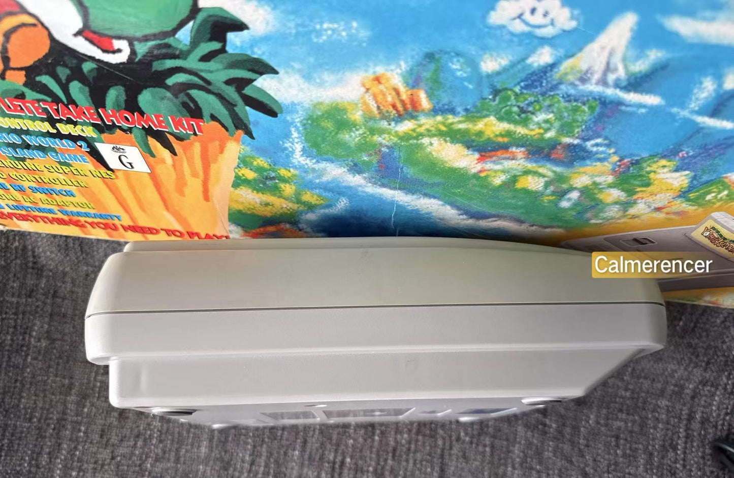 Super Mario World 2 Yoshi's Island Console Bundle Big Box (Snes) Pal Version - See Description