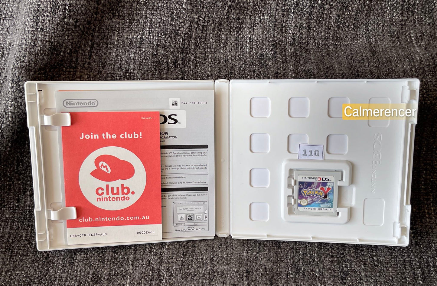 Pokemon Y Game Nintendo 3DS