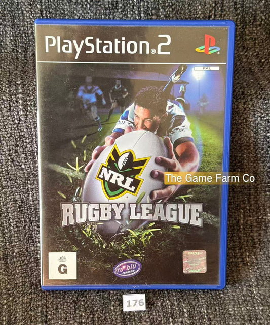 NRL Rugby League PS2 Physical Game CIB PAL Tested Used