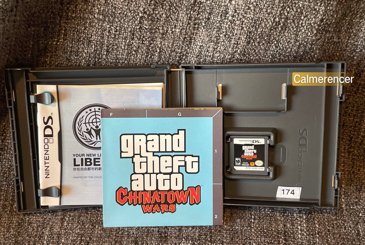 Grand Theft Auto China Town Wars Version Game Nintendo DS