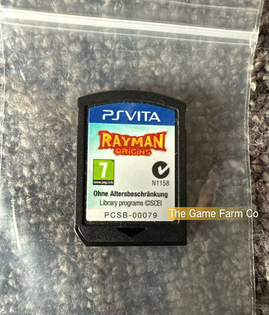 Rayman Origins (PS Vita) PlayStation Vita Platformer Game Tested Loose Cartridge