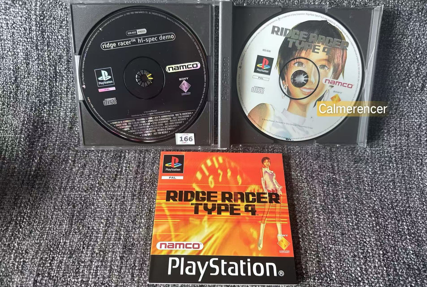 Ridge Racer Type 4 in Mint condition with Demo disk - Sony Playstation One (PS1) Game