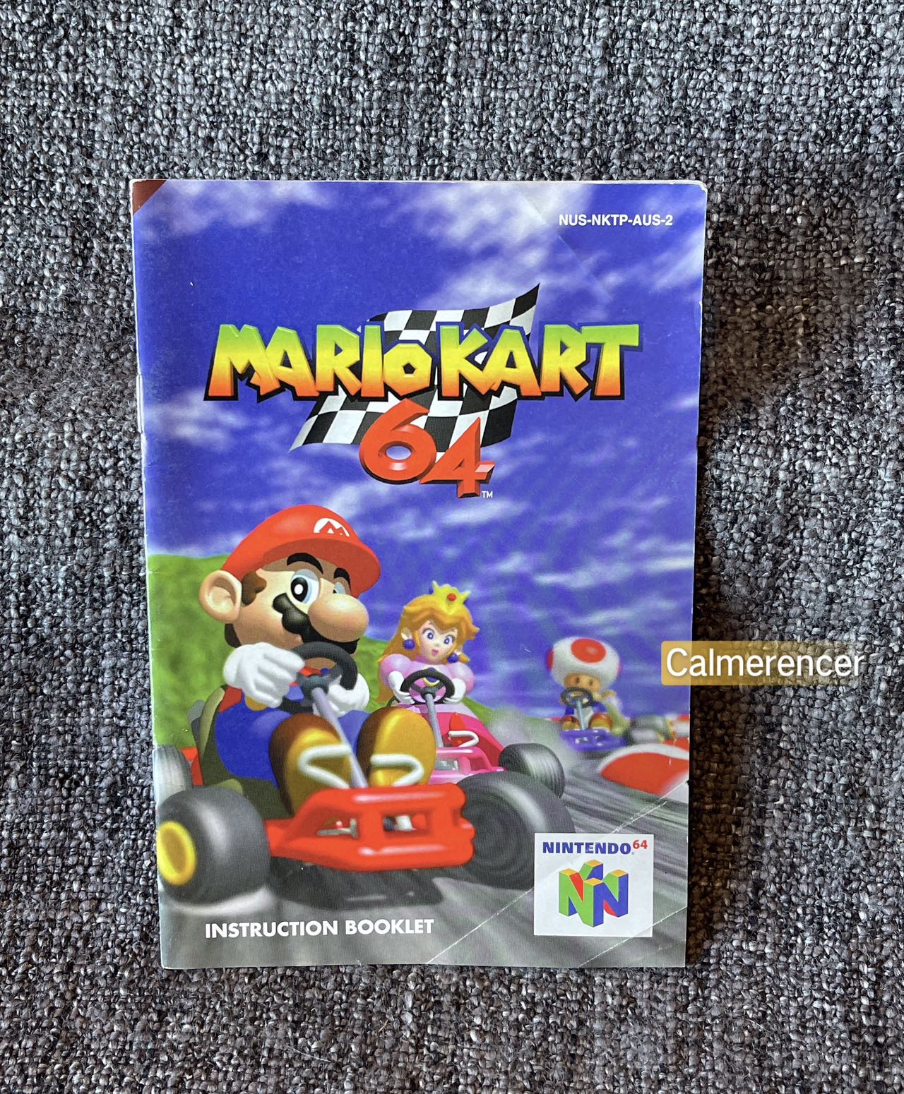 Mario Kart 64 Manual / Instruction Book Only - Nintendo 64 / N64 Pal V ...