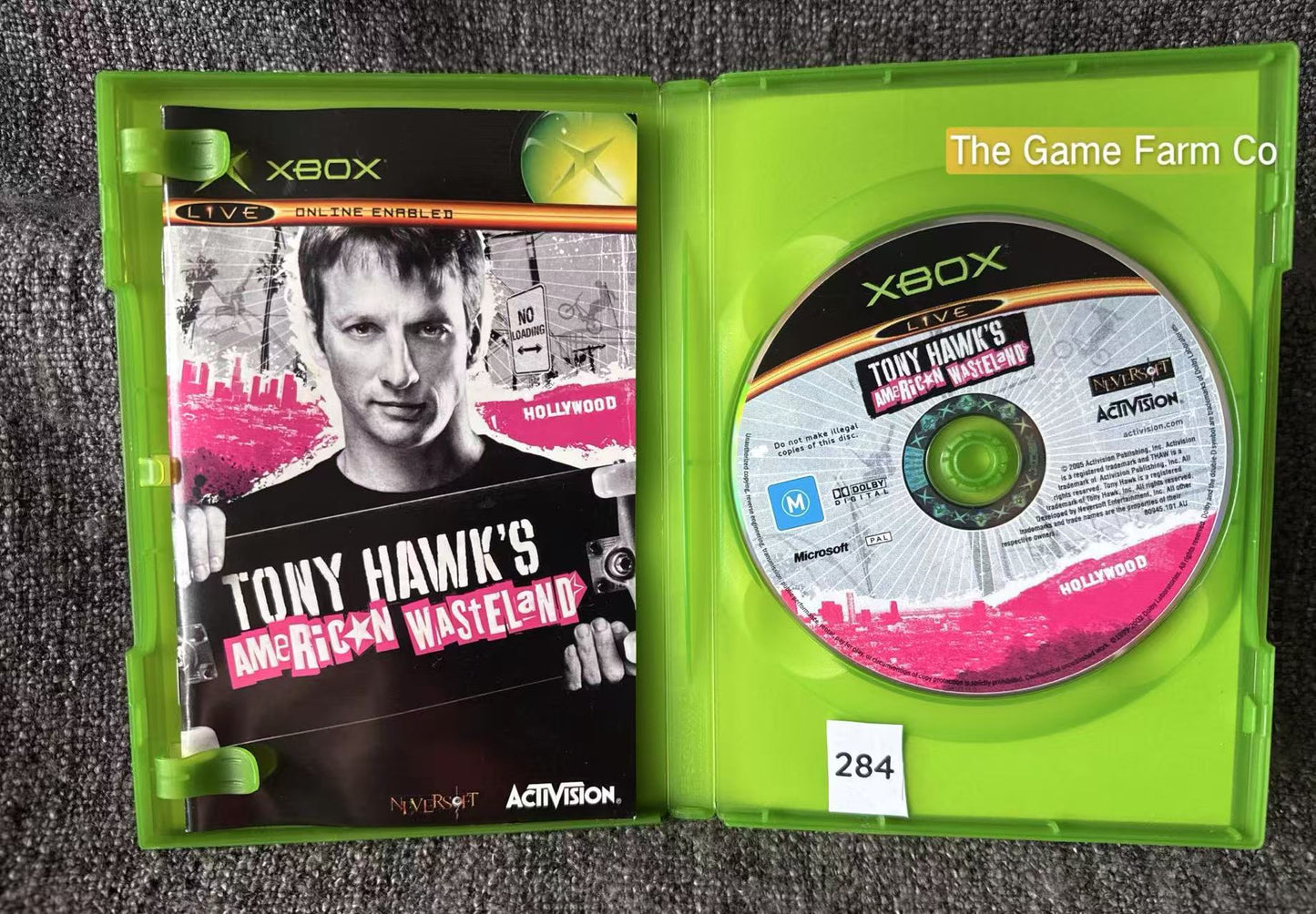 Tony Hawk's American Wasteland Game Microsoft Xbox Original