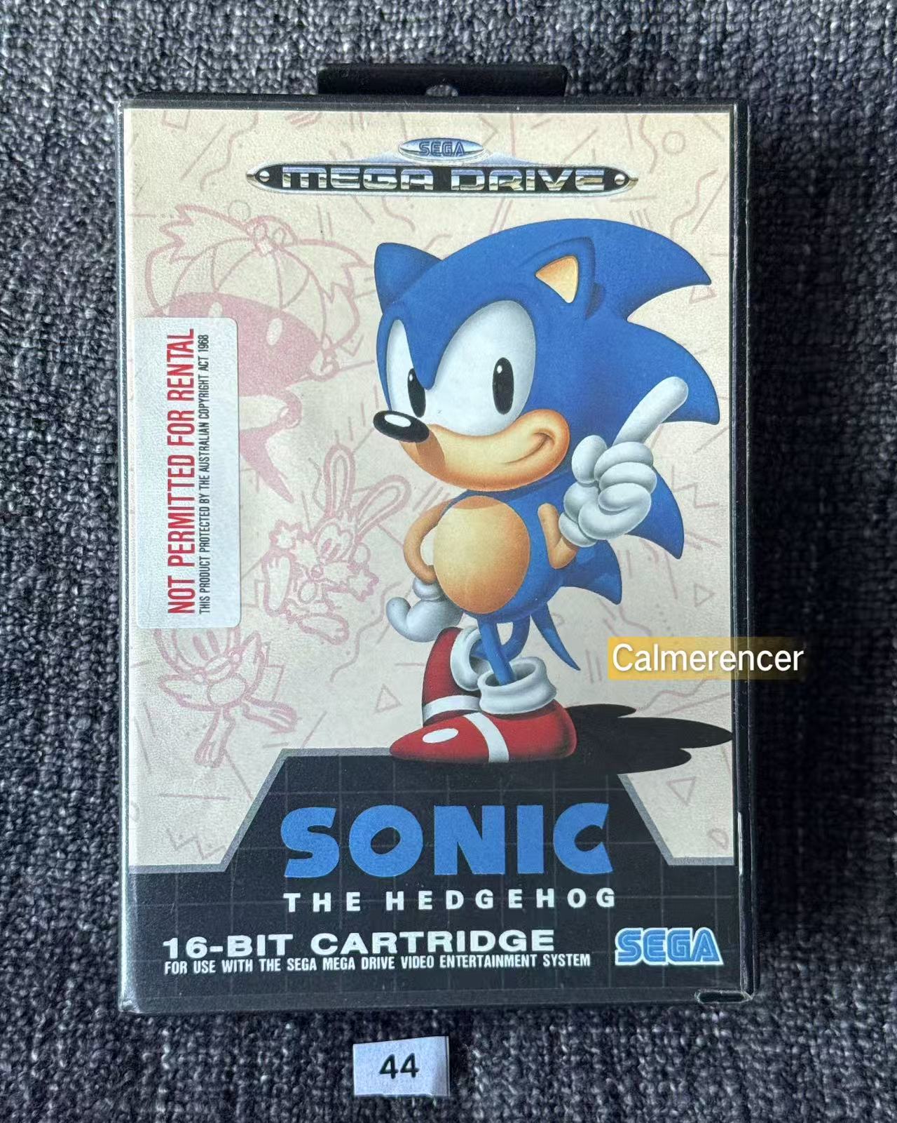Sonic The Hedgehog Game - Sega Mega Drive
