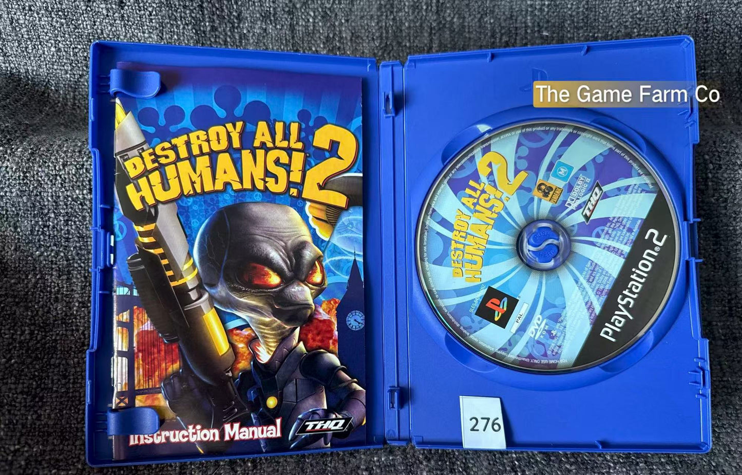 Destroy All Humans 2 Game- Sony PlayStation 2 (PS2)