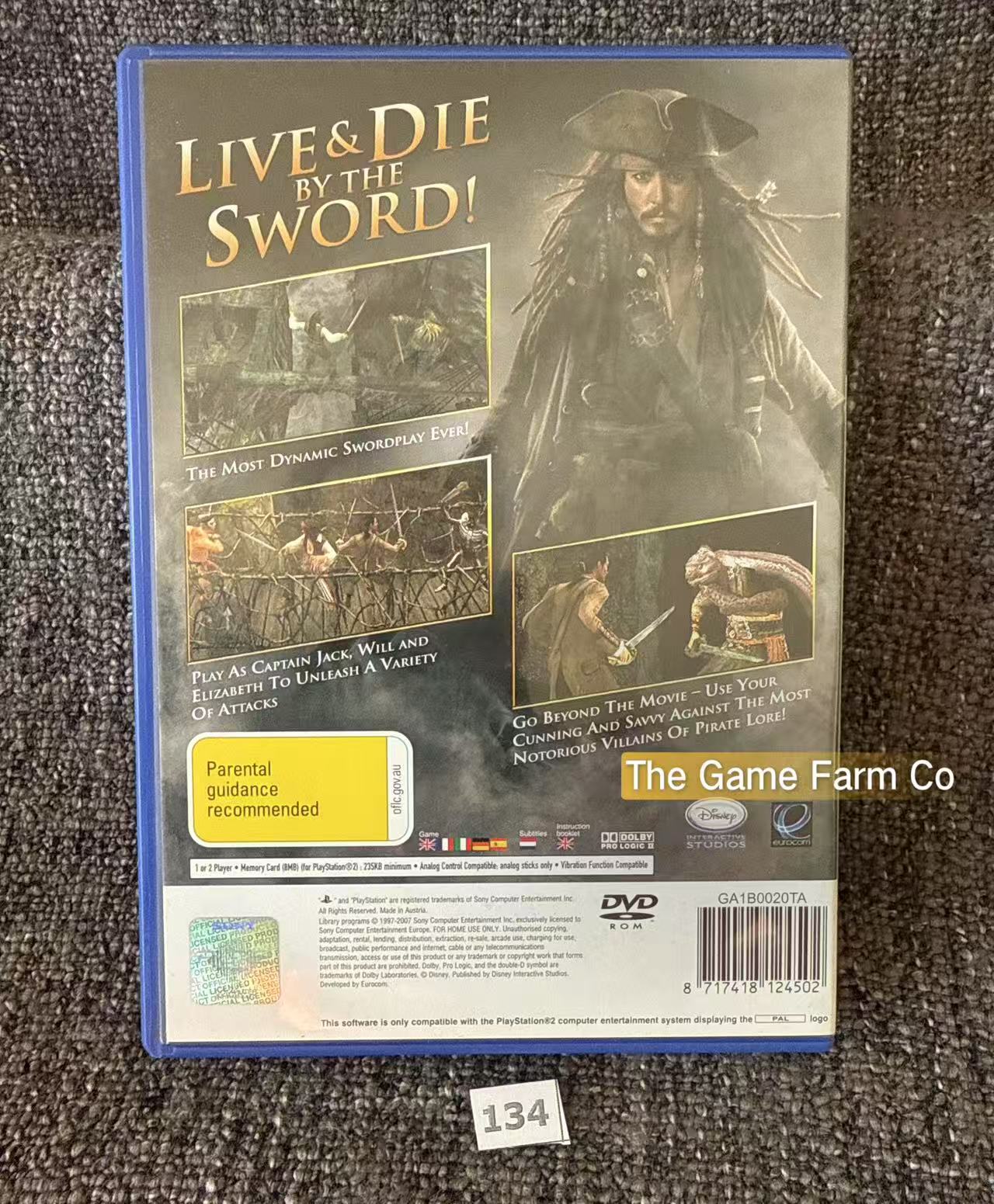 Pirates Of The Caribbean At World's End Game- Sony PlayStation 2 (PS2)