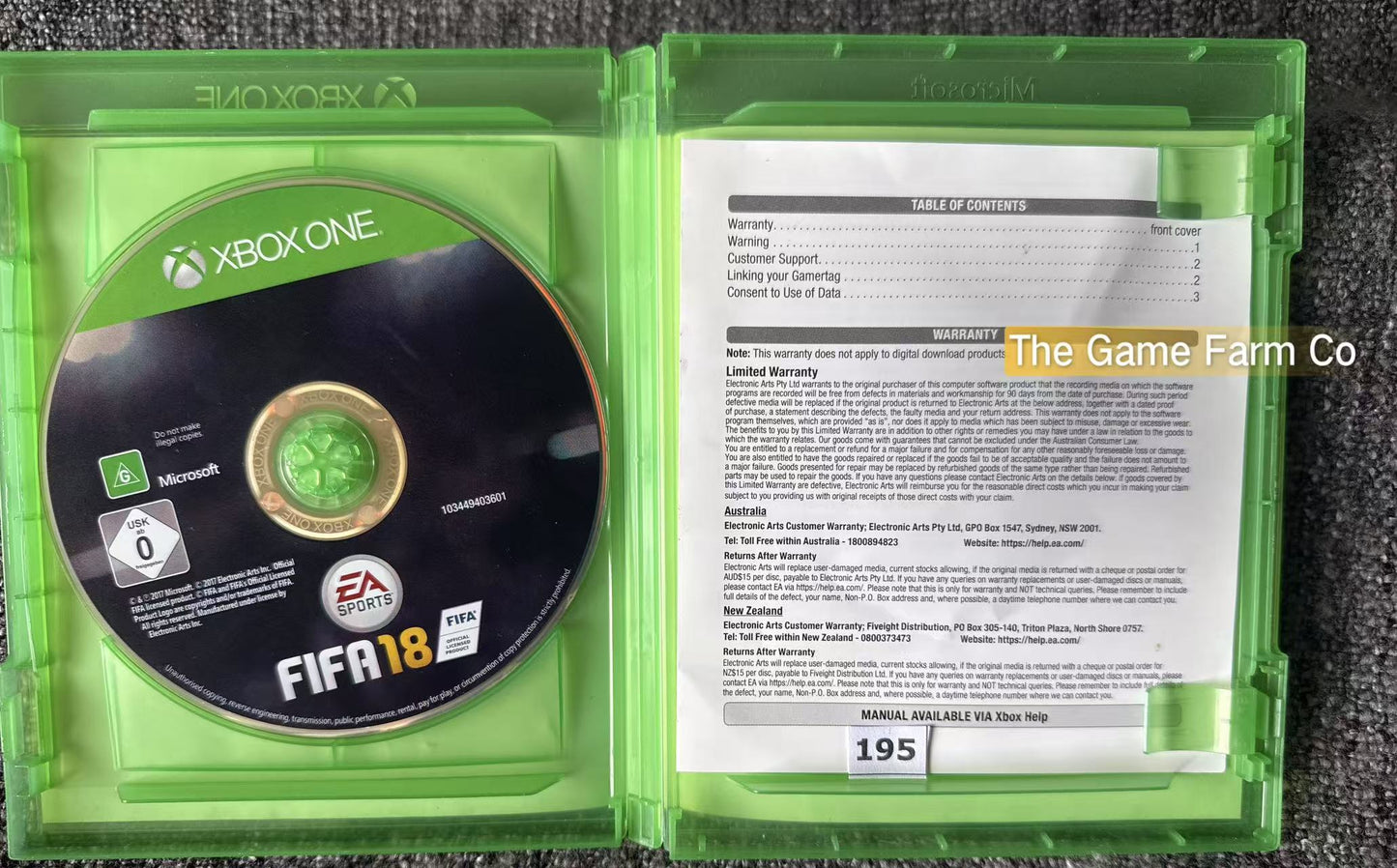 Fifa 18 Game - Microsoft Xbox One