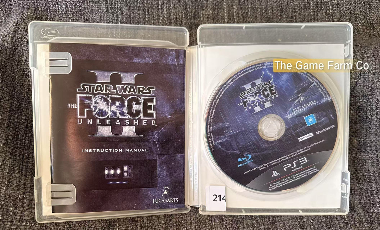 Star Wars The Force Unleashed Game - PS3 - Sony Playstation 3